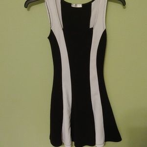 Black and white dress